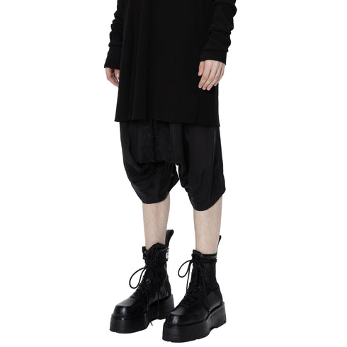 JULIUS 907PAM2 Black / Glide Drop Crotch Pants