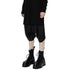 JULIUS 907PAM2 Black / Glide Drop Crotch Pants