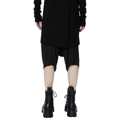 JULIUS 907PAM2 Black / Glide Drop Crotch Pants