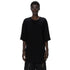 JULIUS 907CUM4 Black / Europa Drape T-Shirt