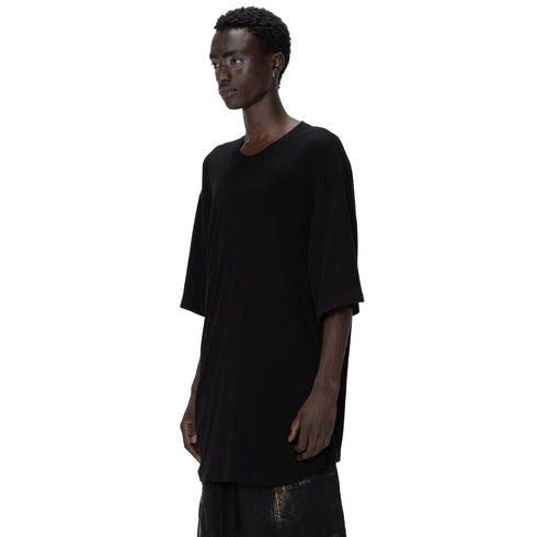 JULIUS 907CUM4 Black / Europa Drape T-Shirt