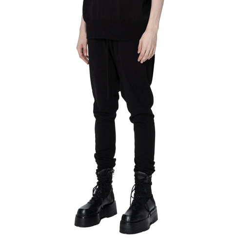 JULIUS 907PAM11 Black / Outpost Drop-Crotch Pants