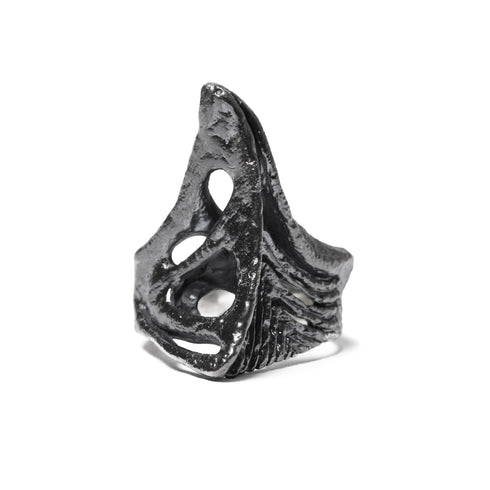 JULIUS 077ACU10 Silver / Dualflow Anima Ring Ver.5