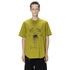 JULIUS 907CPM1 Acid Green / Europa Graphic T-Shirt