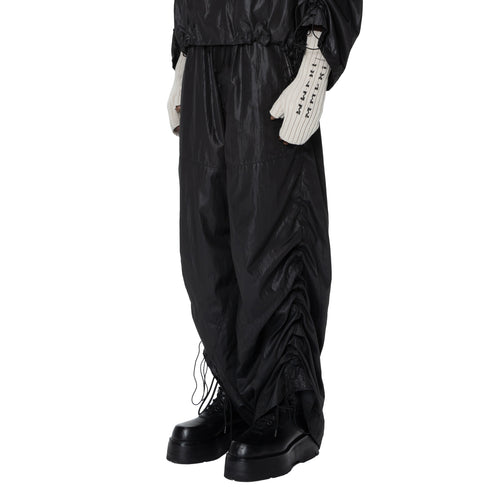 JULIUS 907PAM3 Black / Vessel Deform Pants