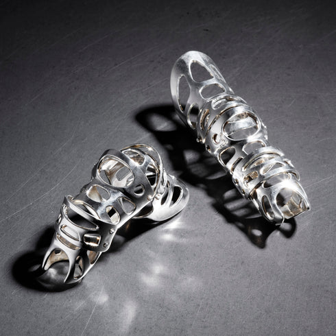 JULIUS 077ACU2 Silver / Fangophilia Full Finger