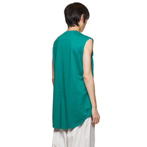 JULIUS 868CPM2 Viridian / Stan Graphic Sleeve Less Tops