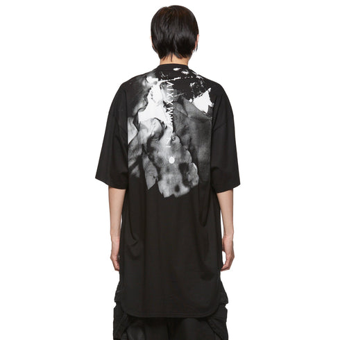 JULIUS 868CPM1 Black / Stan Graphic Over T Shirt