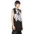 JULIUS 868CPM2 Black / Stan Graphic Sleeve Less Tops