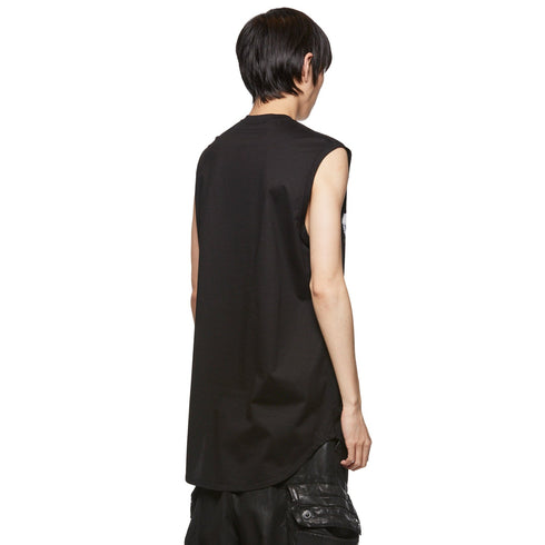 JULIUS 868CPM2 Black / Stan Graphic Sleeve Less Tops