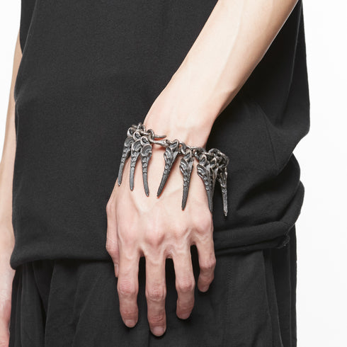 JULIUS 077ACU15 Silver / Dualflow Anima Bracelet Ver.1