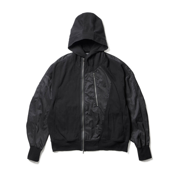 JULIUS 907CUM1 Black / Outpost Zip-Up Hoodie