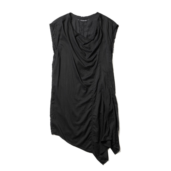 JULIUS 907SHM5 Black / Umbra Drape Tunic