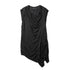 JULIUS 907SHM5 Black / Umbra Drape Tunic