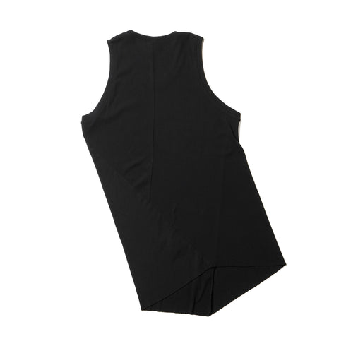 JULIUS 907CUM3 Black / Asymmetrical Tank Top