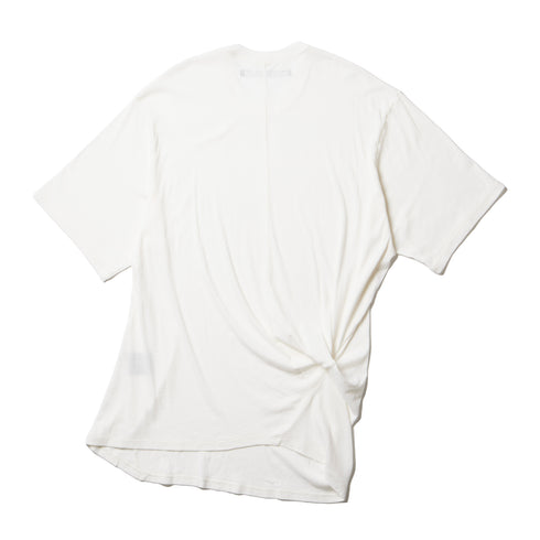 JULIUS 907CUM4 Off White / Europa Drape T-Shirt