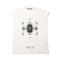 JULIUS 907CPM3 Off White / Europa Graphic Sleeveless T-Shirt