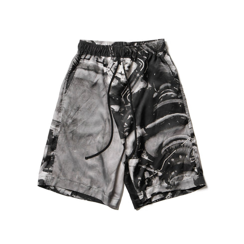 JULIUS 907PAM8-P Black / Glide Shorts - Residual Form