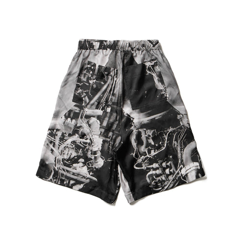 JULIUS 907PAM8-P Black / Glide Shorts - Residual Form