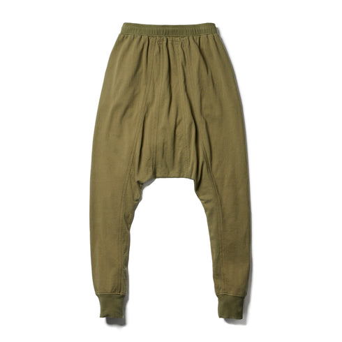 JULIUS 907PAM11 Army Green / Outpost Drop-Crotch Pants