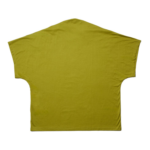 JULIUS 907CPM2 Acid Green / Europa Graphic Oversized T-Shirt