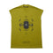 JULIUS 907CPM3 Acid Green / Europa Graphic Sleeveless T-Shirt