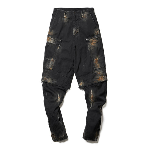 JULIUS 907PAM5-R Oxide / Rust Graft Pants