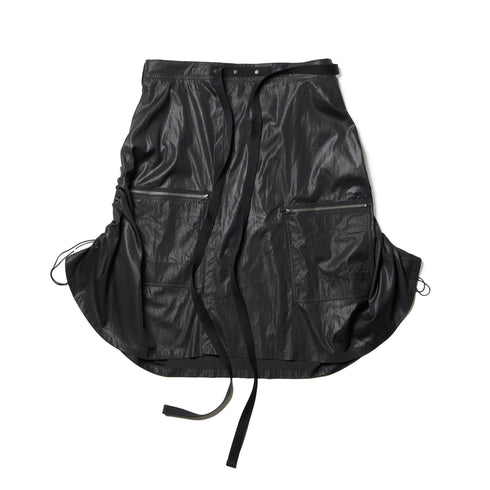 JULIUS 907SKU1 Black / Vessel Deform Skirt