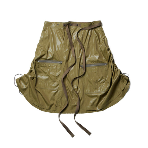 JULIUS 907SKU1 Olive / Vessel Deform Skirt