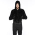 JULIUS 917BLM5 Black / Seamed Hoodie