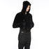 JULIUS 917BLM5 Black / Seamed Hoodie