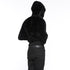 JULIUS 917BLM5 Black / Seamed Hoodie