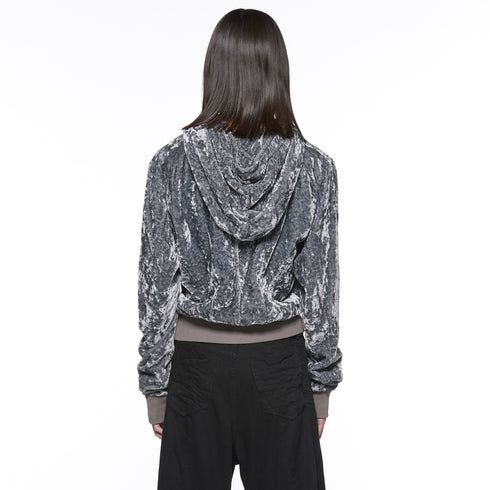 JULIUS 917BLM5 Gray / Seamed Hoodie