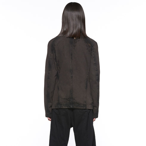 JULIUS 917BLM1-BW Dark Brown / Gas Mask Jacket