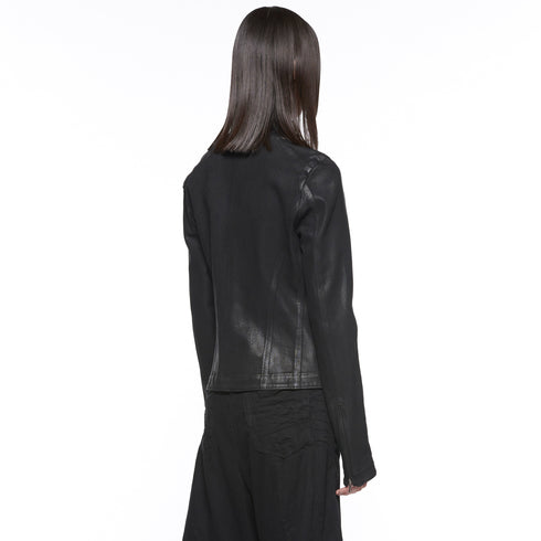 JULIUS 917BLM3-C Black / Seamed Skinny Jacket