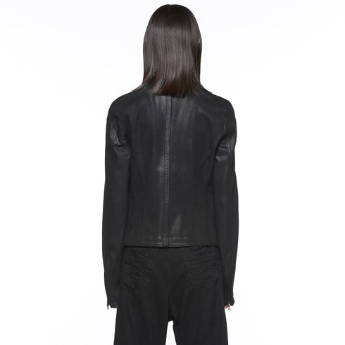JULIUS 917BLM3-C Black / Seamed Skinny Jacket