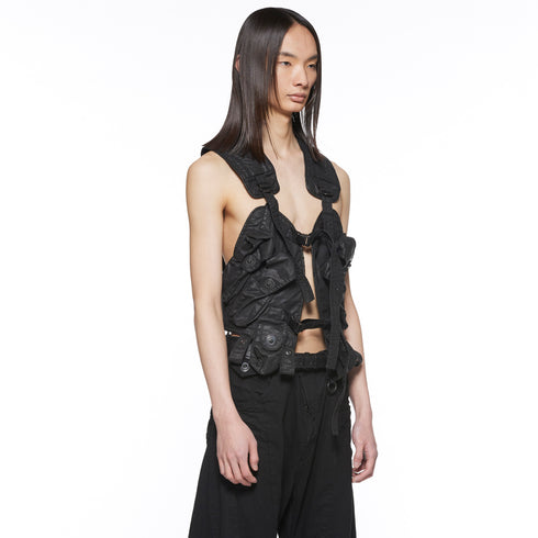 JULIUS 917VEM3 Black / Military Conceal Vest