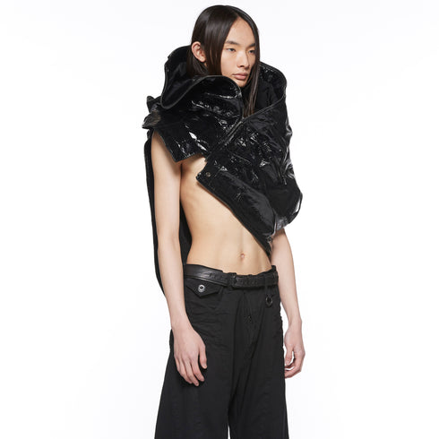 JULIUS 917VEM2 Black / Rectangle Vest