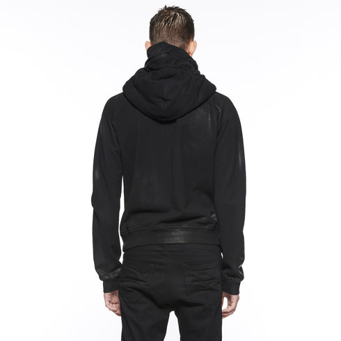 JULIUS 917CUM1 Black / Seamed Hoodie