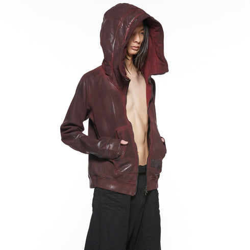 JULIUS 917CUM1 Blood / Seamed Hoodie