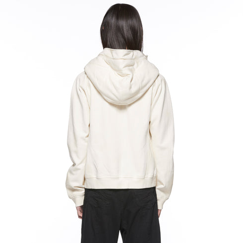 JULIUS 917CUM1 Ivory / Seamed Hoodie