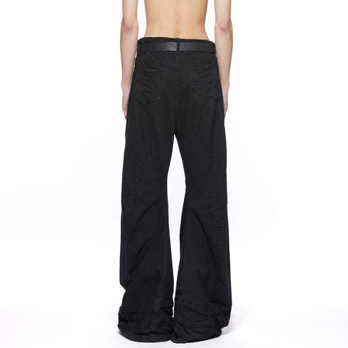 JULIUS 917PAM13 Black / Bending Tuba Pants