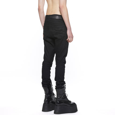 JULIUS 917PAM14 Black / Gazelle Skinny Pants
