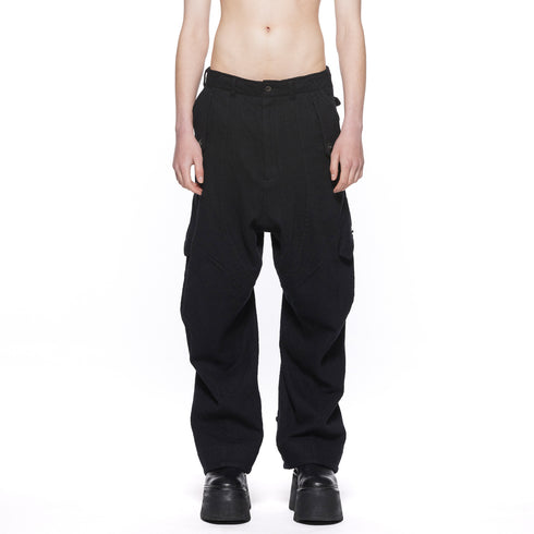 JULIUS 917PAM7 Black / Tourer Wide Pants