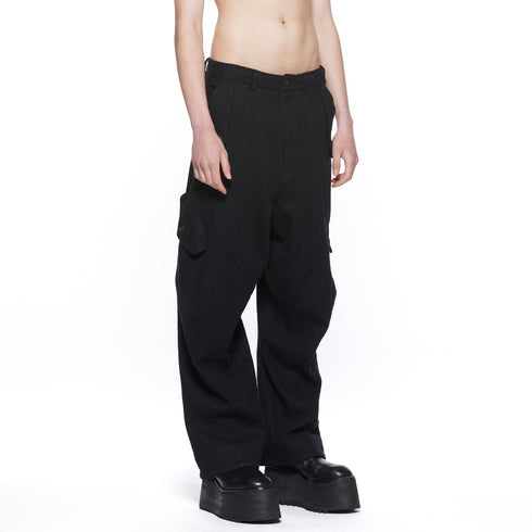 JULIUS 917PAM7 Black / Tourer Wide Pants