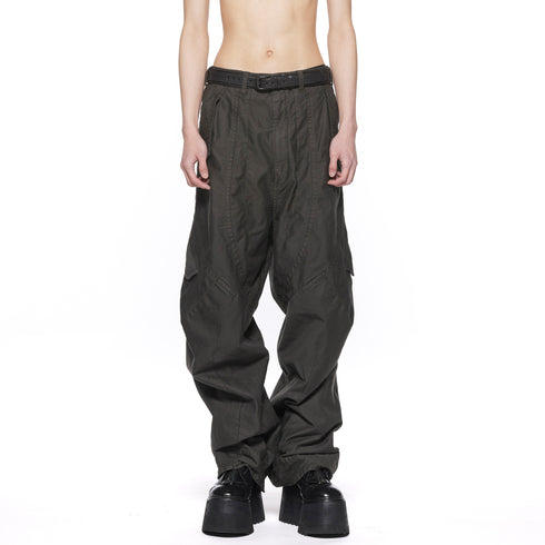 JULIUS 917PAM15 Dark Khaki / Tourer Wide Pants