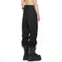 JULIUS 917PAM16 Black / Unchain Tapered Pants