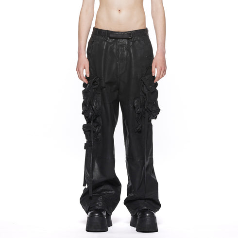 JULIUS 917PAM1-C Black / Gas Mask Pants