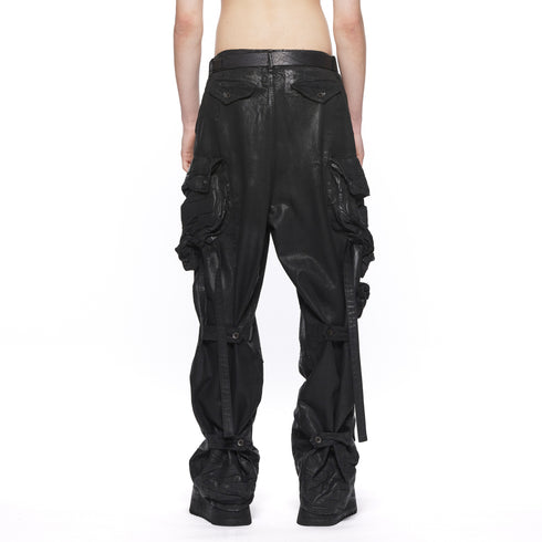 JULIUS 917PAM1-C Black / Gas Mask Pants