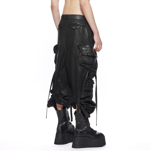 JULIUS 917PAM1-C Black / Gas Mask Pants